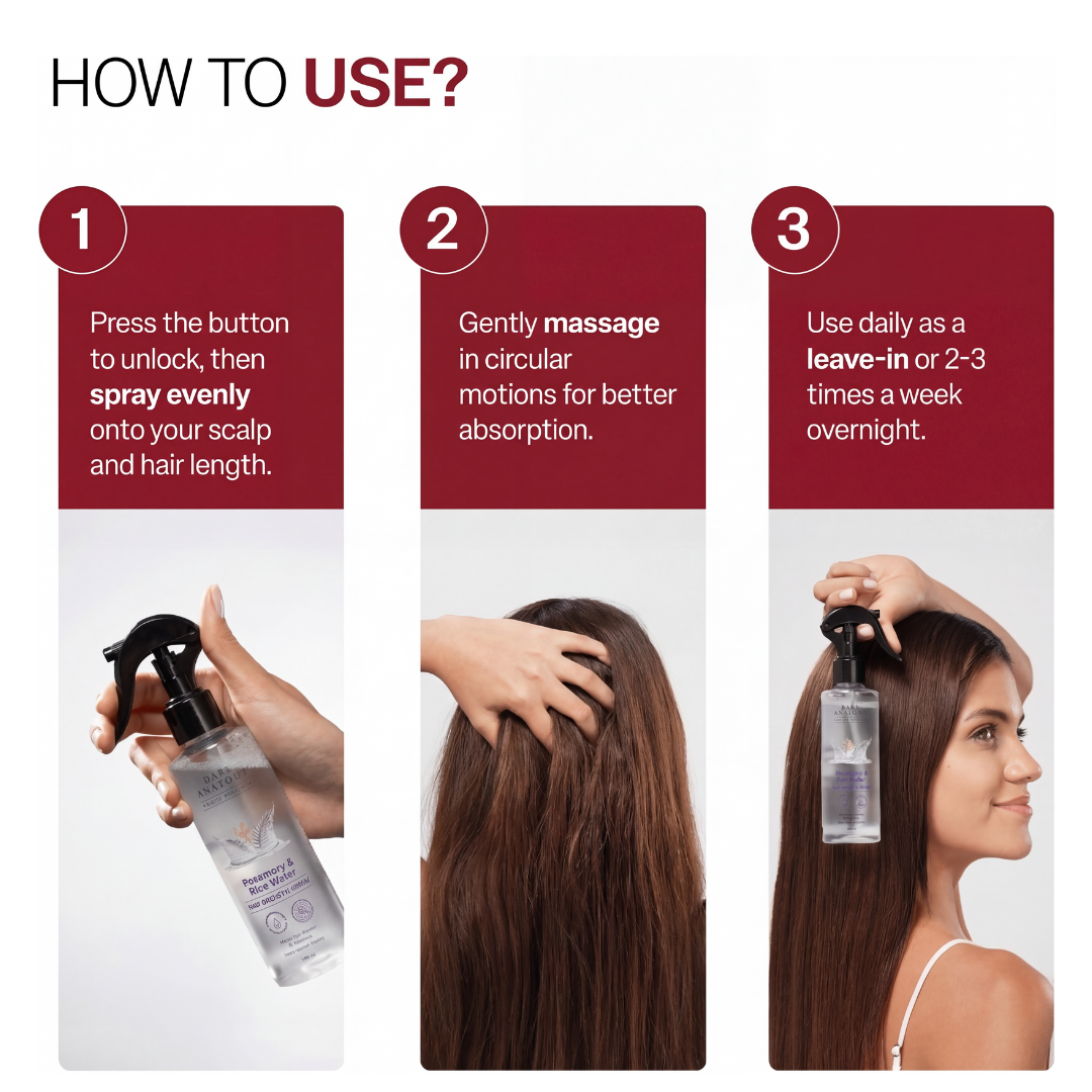 Rosemary & Rice Water Spray